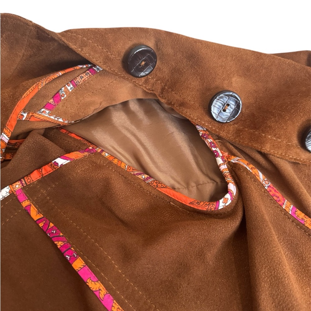Talbots 100% Suede Leather Tan Jacket - Picture 6 of 7